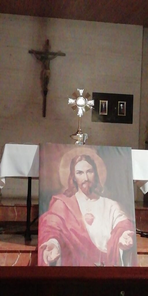 Adoración en una noche de Pascua